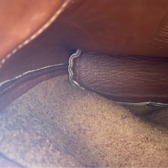 Coach Vintage Nottingham 9948 Brown Leather Turnlock Shoulder Bag - Picture 9 of 10